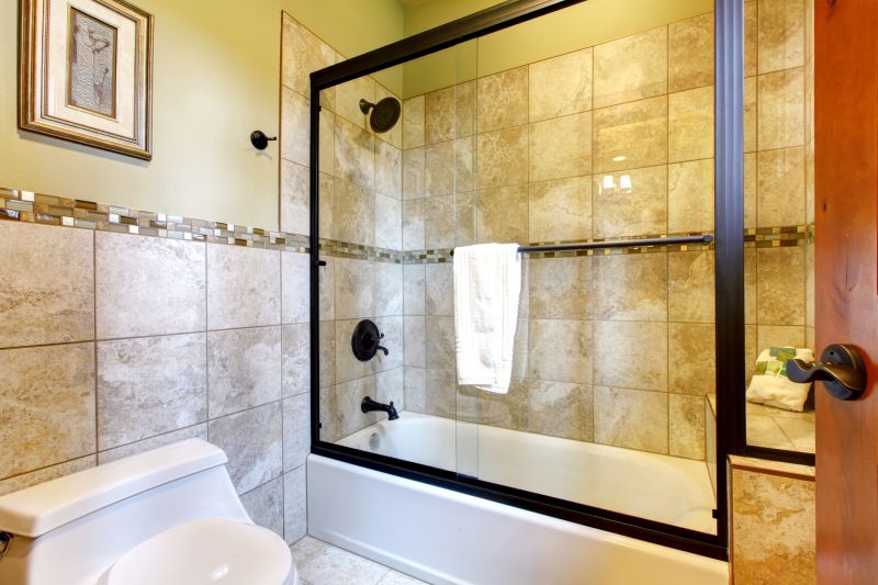 Shower with Sliding Doors